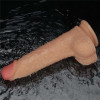 Вибратор реалистичный Lovetoy Power Basics Cock на присоске, бежевый, 23 х 5 см фото №5 — секс игрушки: Украина, NO TABOO