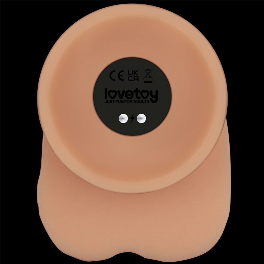 Вибратор реалистичный Lovetoy Power Basics Cock на присоске, бежевый, 23 х 5 см фото №11 — секс игрушки: Украина, NO TABOO