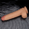 Вибратор реалистичный Lovetoy Power Basics Cock на присоске, бежевый, 23.6 х 5.1 см фото №5 — секс игрушки: Украина, NO TABOO