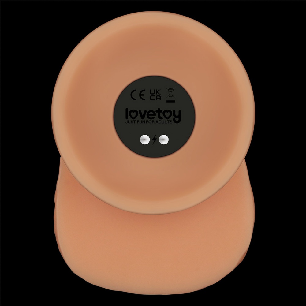 Вибратор реалистичный Lovetoy Power Basics Cock на присоске, бежевый, 23.6 х 5.1 см фото №11 — секс игрушки: Украина, NO TABOO