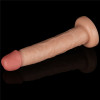 Вібратор-гігант реалістичний Lovetoy Power Basics Cock на присосці, бежевий, 26.2 х 5 см фото №10 — секс іграшки: Україна, NO TABOO
