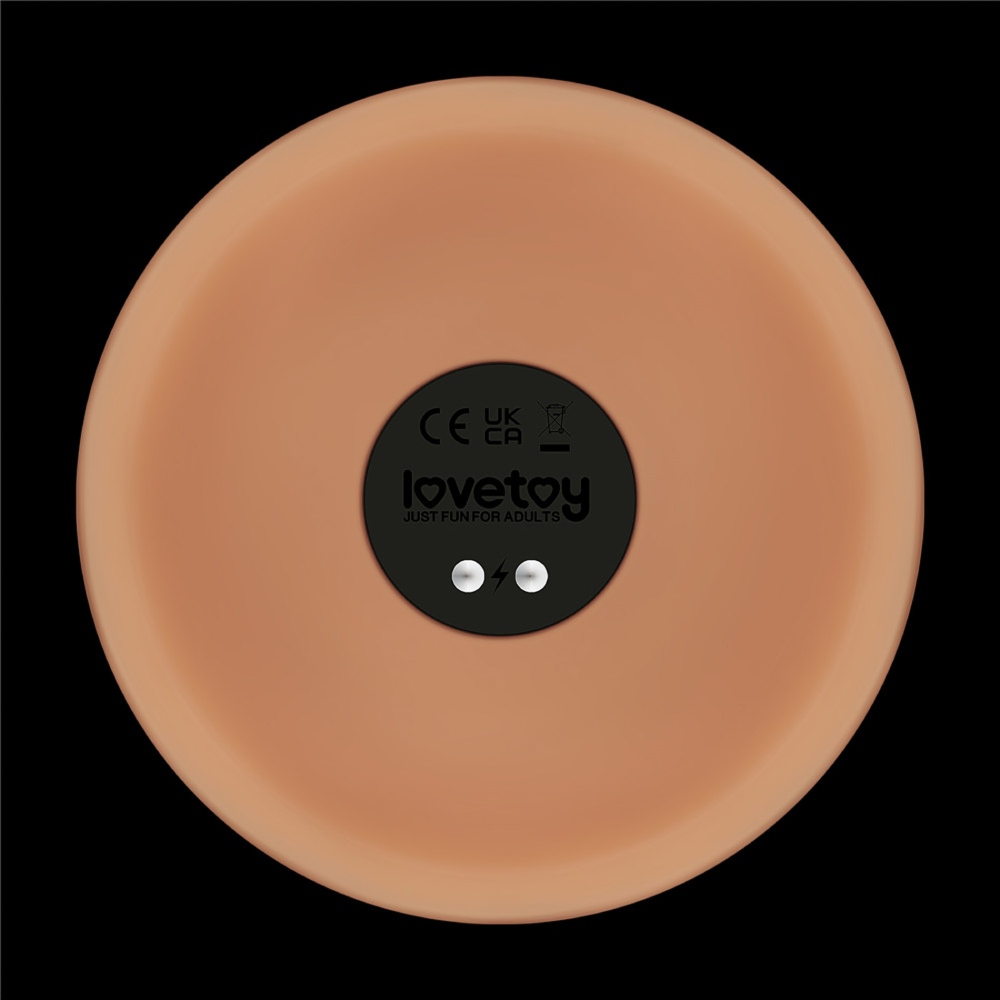 Вібратор-гігант реалістичний Lovetoy Power Basics Cock на присосці, бежевий, 26.2 х 5 см фото №11 — секс іграшки: Україна, NO TABOO