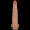 Вібратор-гігант реалістичний Lovetoy Power Basics Cock на присосці, бежевий, 28.3 х 5.5 см фото №13 — секс іграшки: Україна, NO TABOO