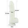 Фаллоимитатор реалистичный Lovetoy Lumino Play Dildo светится в темноте, на присоске, прозрачный, 19.3 х 4 см фото №4 — секс игрушки: Украина, NO TABOO