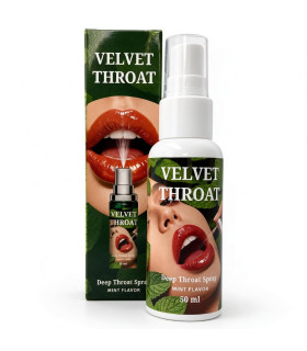 Спрей для глубокого минета WOW Velvet Throat со вкусом мяты, 50 мл - No Taboo