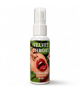 Спрей для глубокого минета WOW Velvet Throat со вкусом мяты, 50 мл - No Taboo