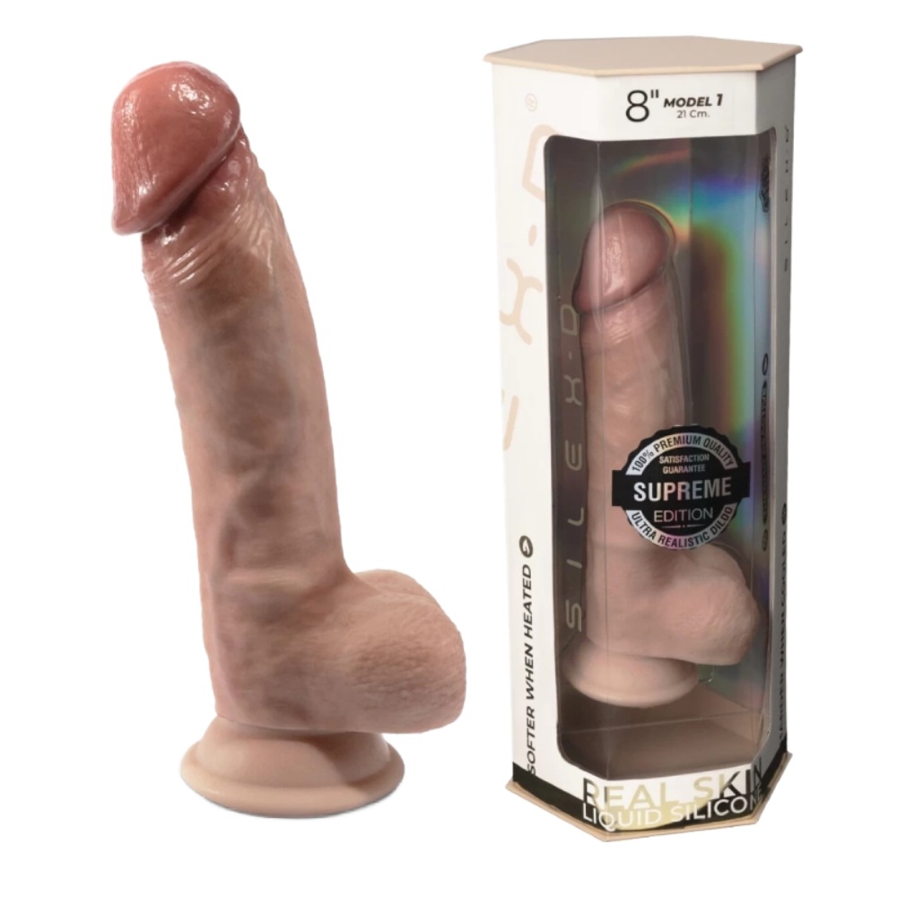 Реалистичный фаллоимитатор SilexD Model 1 Vetus Real Skin на присоске, бежевый, 21 х 4.1 см фото №0 — секс игрушки: Украина, NO TABOO