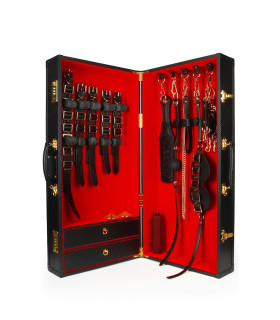 Набір для БДСМ Taboom Desires Masterpiece Case чорний, 11 предметів - No Taboo