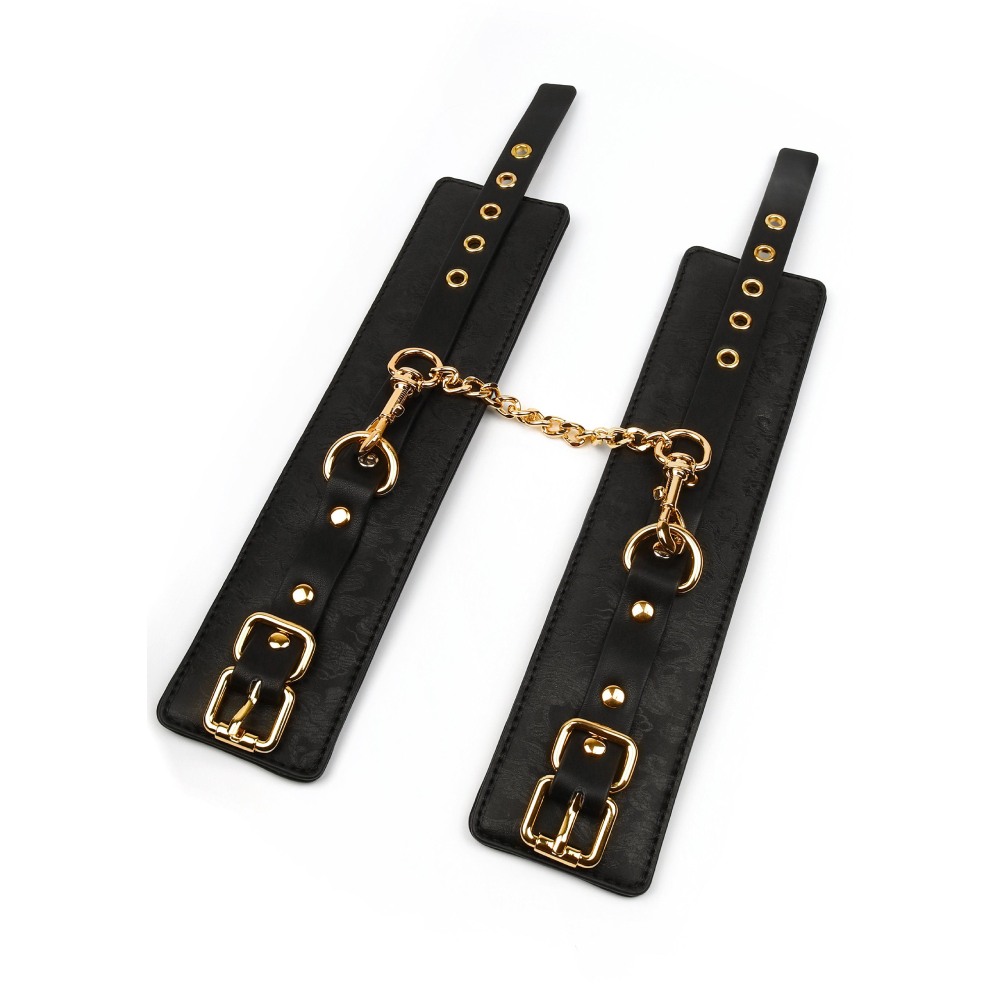 Набор для бондажа TABOOM Tempt Bondage Set черный, 3 предмета, фото №4 — секс шоп Украина, NO TABOO