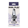 Анальная пробка Toy Joy Diamond Bum Bijou L с кристаллом, серебристая, 13 × 4 см фото №2 — секс игрушки: Украина, NO TABOO