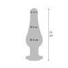 Анальная пробка Toy Joy Diamond Bum Bijou L с кристаллом, серебристая, 13 × 4 см фото №3 — секс игрушки: Украина, NO TABOO