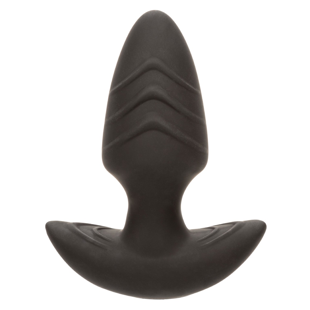 Анальный вибратор CalExotics Rock Bottom с ротацией, чёрный, 9 × 3.8 см фото №0 — секс игрушки: Украина, NO TABOO