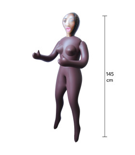 Секс-кукла Hidden Desire Fuck Dolls вагина, рот и анус, коричневая, 145 см - No Taboo