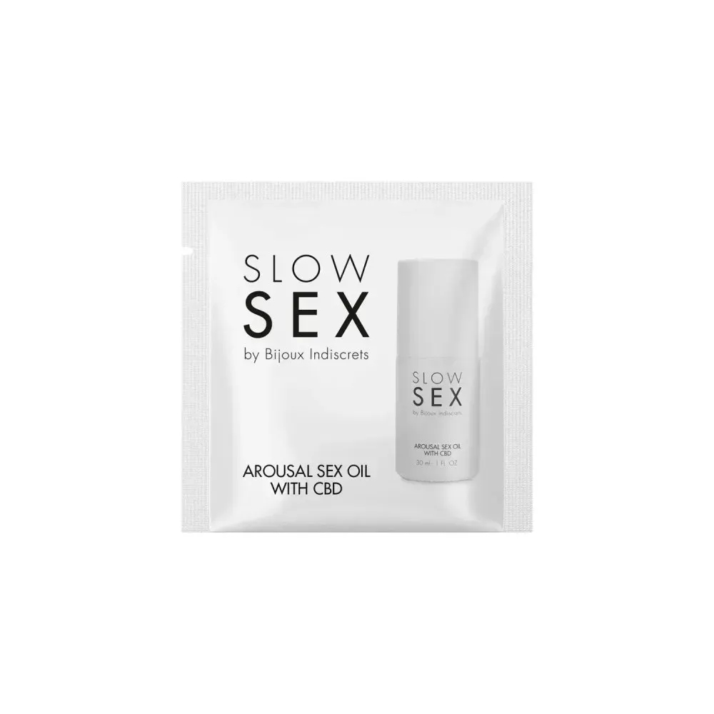 Пробник Масло для эротического массажа CBD Slow Sex Bijoux Indiscrets, фото №0 — секс шоп Украина, NO TABOO
