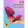 Вакуумный стимулятор Womanizer Next Duo с вибрацией, розовый, 19,3 х 5,6 см фото №16 — секс игрушки: Украина, NO TABOO