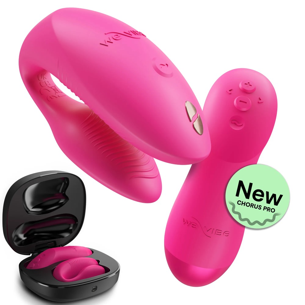 Вибратор для пар We-Vibe Chorus Pro с пультом и приложением, розовый, 8 см фото №3 — секс игрушки: Украина, NO TABOO