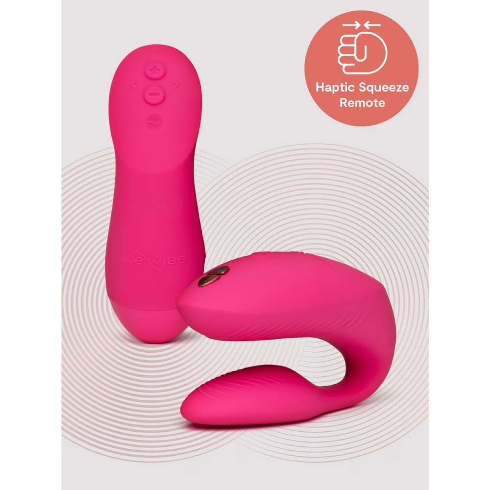 Вибратор для пар We-Vibe Chorus Pro с пультом и приложением, розовый, 8 см фото №15 — секс игрушки: Украина, NO TABOO