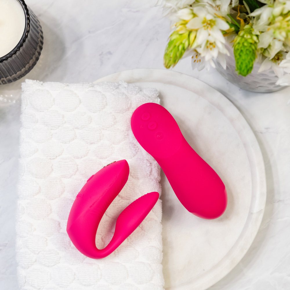 Вибратор для пар We-Vibe Chorus Pro с пультом и приложением, розовый, 8 см фото №20 — секс игрушки: Украина, NO TABOO