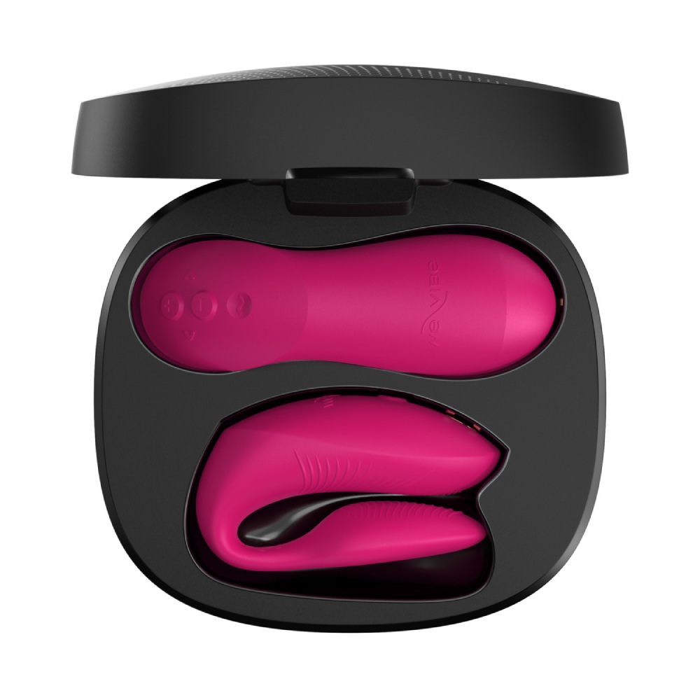Вибратор для пар We-Vibe Chorus Pro с пультом и приложением, розовый, 8 см фото №38 — секс игрушки: Украина, NO TABOO