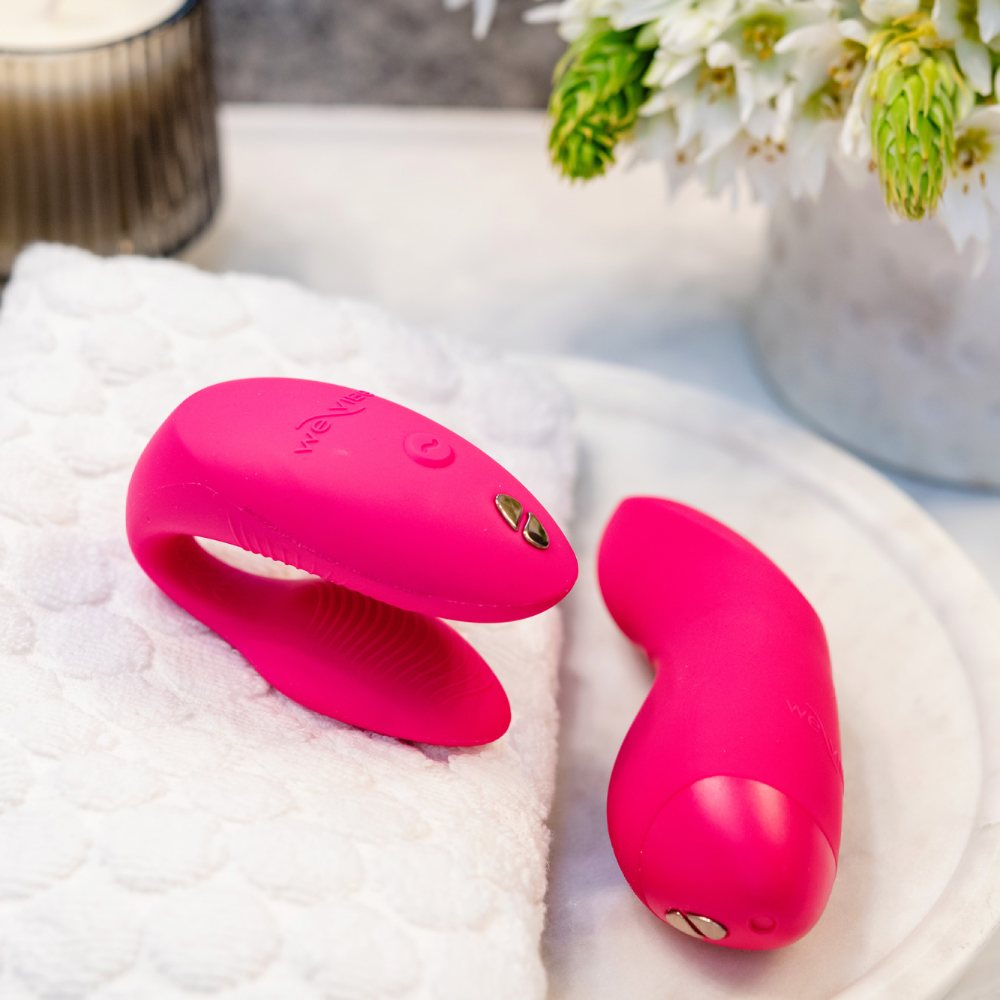 Вибратор для пар We-Vibe Chorus Pro с пультом и приложением, розовый, 8 см фото №21 — секс игрушки: Украина, NO TABOO