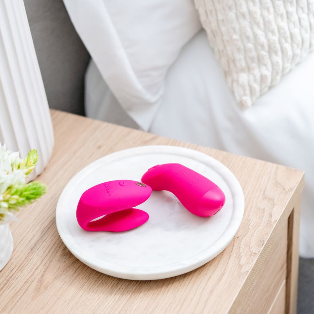 Вибратор для пар We-Vibe Chorus Pro с пультом и приложением, розовый, 8 см фото №25 — секс игрушки: Украина, NO TABOO