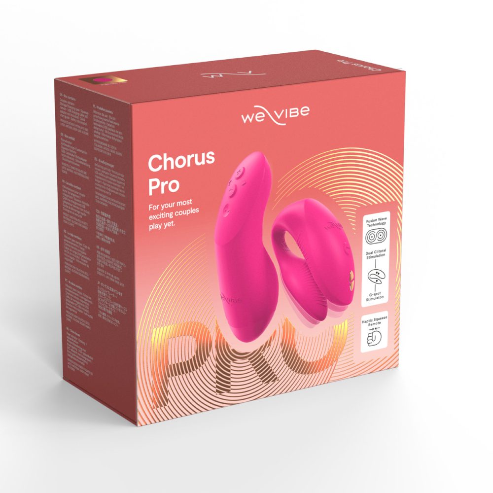 Вибратор для пар We-Vibe Chorus Pro с пультом и приложением, розовый, 8 см фото №53 — секс игрушки: Украина, NO TABOO