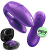 Вибратор для пар We-Vibe Chorus Pro с пультом и приложением, фиолетовый, 8 см фото №3 — секс игрушки: Украина, NO TABOO