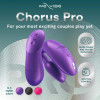 Вибратор для пар We-Vibe Chorus Pro с пультом и приложением, фиолетовый, 8 см фото №9 — секс игрушки: Украина, NO TABOO