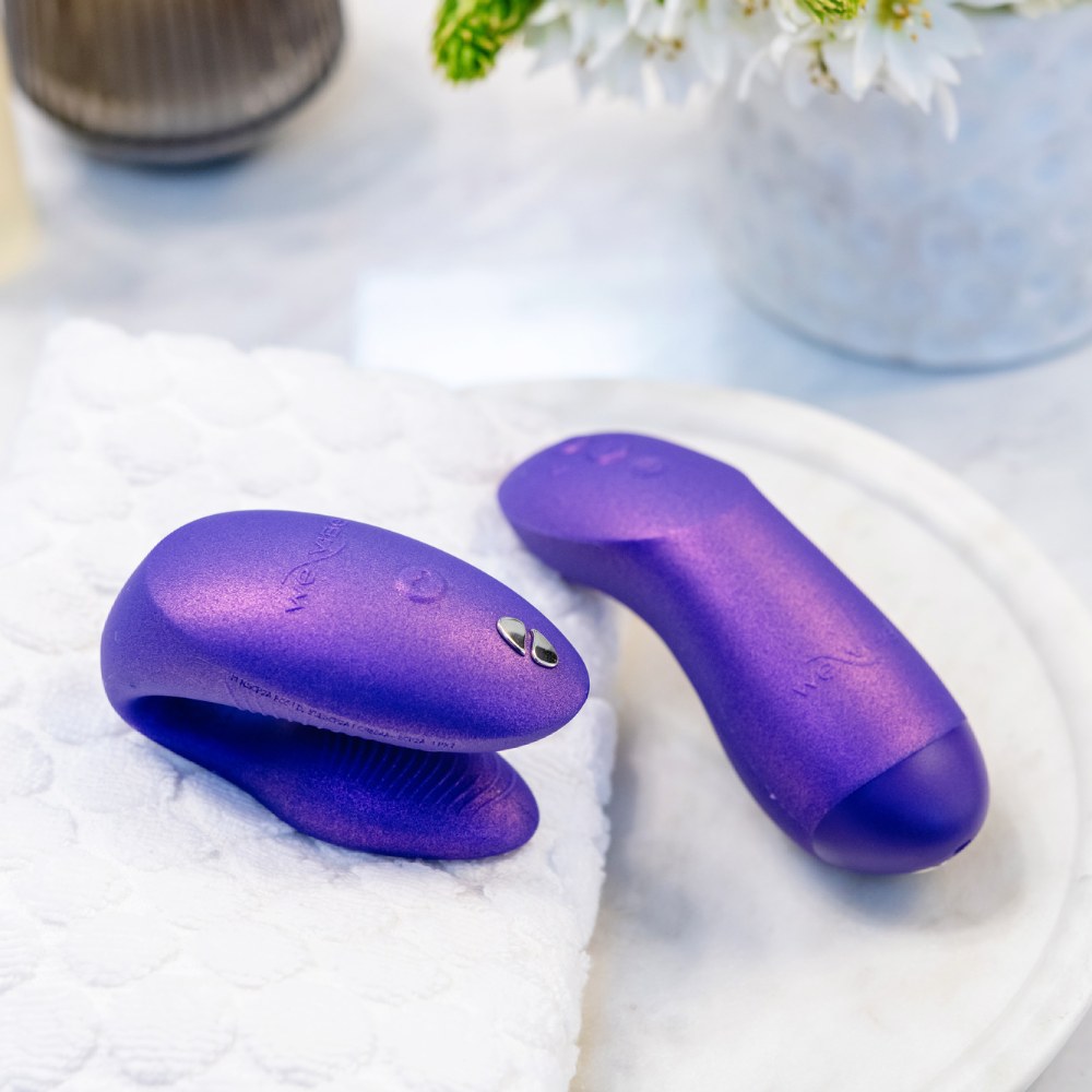 Вибратор для пар We-Vibe Chorus Pro с пультом и приложением, фиолетовый, 8 см фото №21 — секс игрушки: Украина, NO TABOO