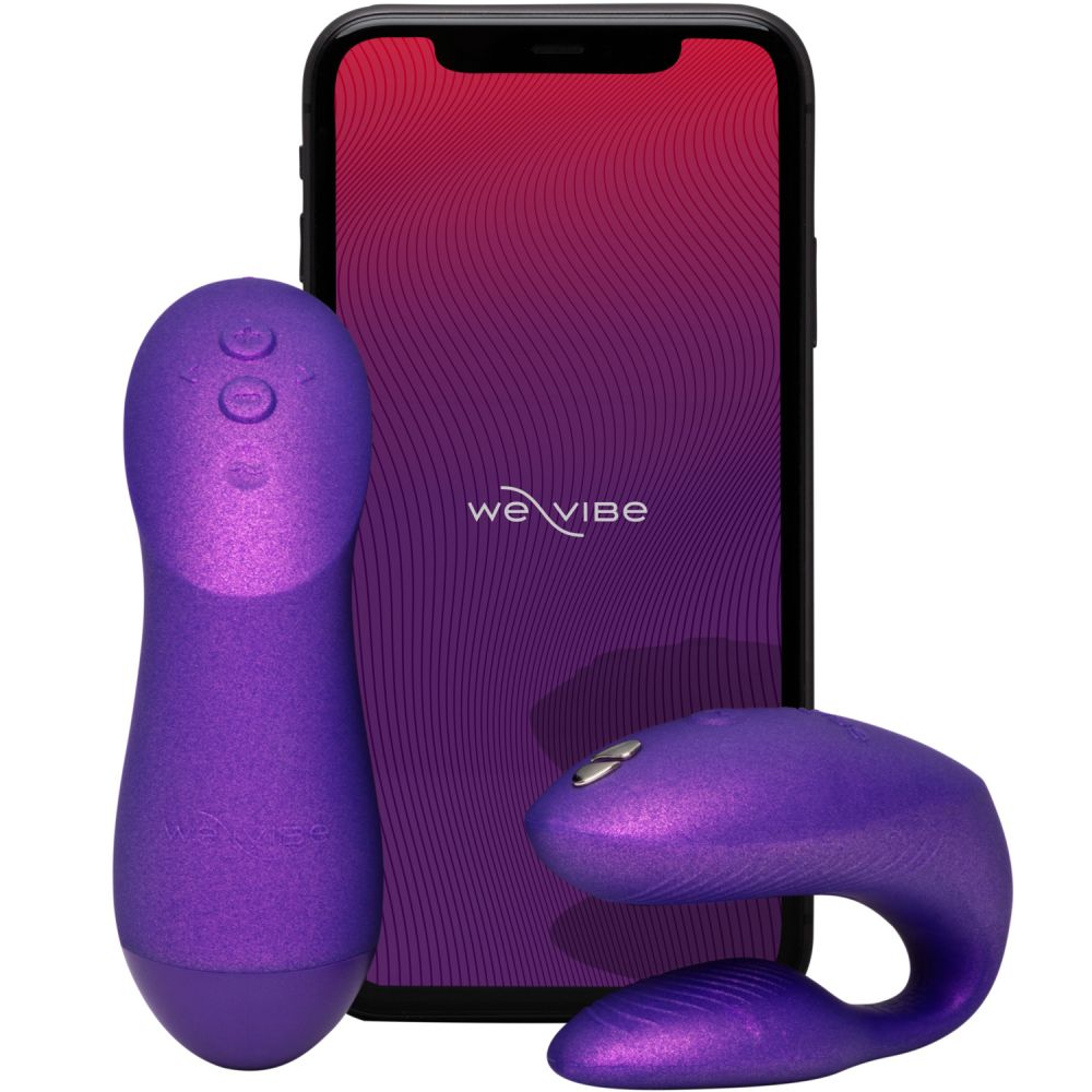 Вибратор для пар We-Vibe Chorus Pro с пультом и приложением, фиолетовый, 8 см фото №30 — секс игрушки: Украина, NO TABOO