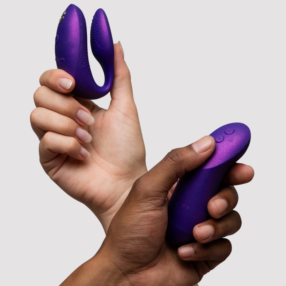Вибратор для пар We-Vibe Chorus Pro с пультом и приложением, фиолетовый, 8 см фото №34 — секс игрушки: Украина, NO TABOO