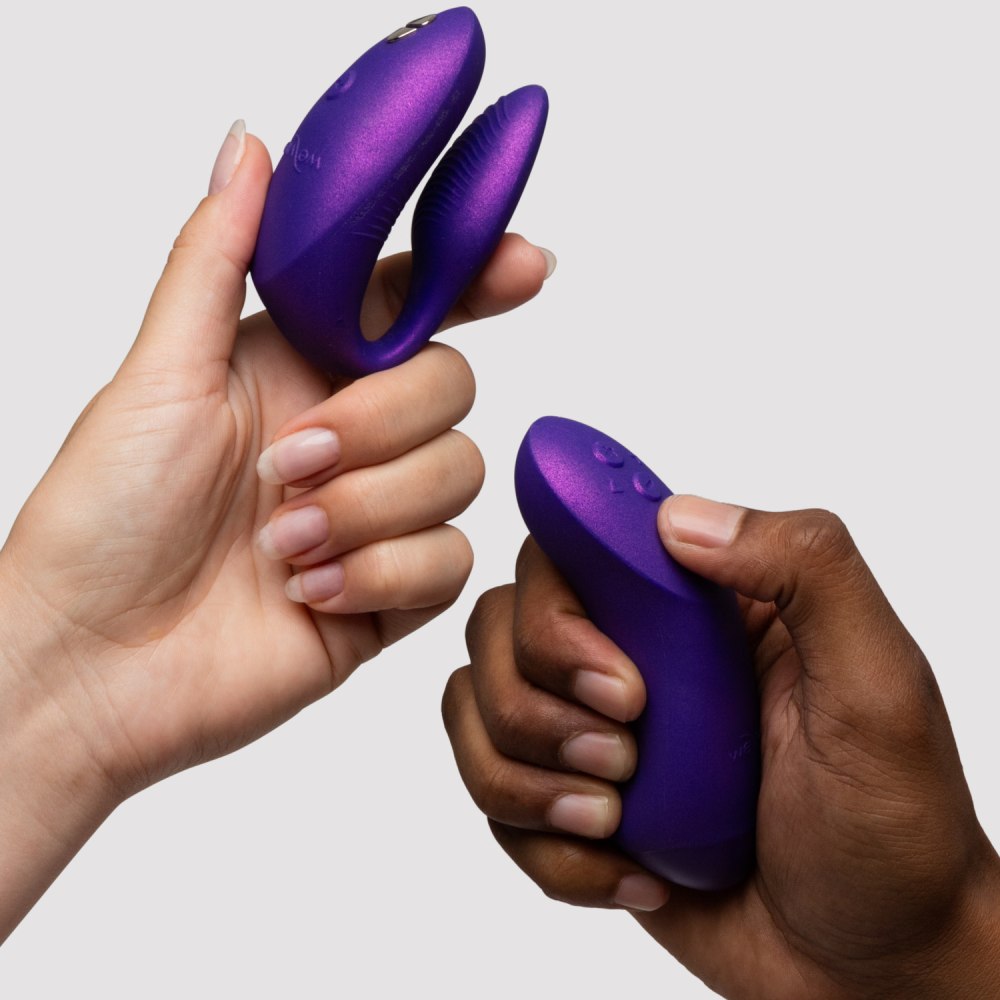 Вибратор для пар We-Vibe Chorus Pro с пультом и приложением, фиолетовый, 8 см фото №35 — секс игрушки: Украина, NO TABOO