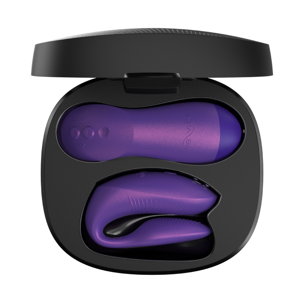 Вибратор для пар We-Vibe Chorus Pro с пультом и приложением, фиолетовый, 8 см фото №41 — секс игрушки: Украина, NO TABOO