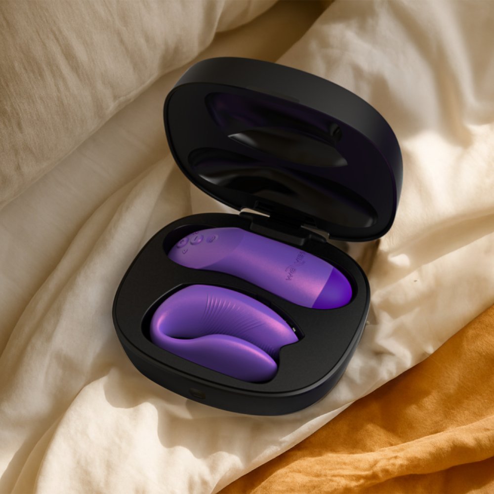 Вибратор для пар We-Vibe Chorus Pro с пультом и приложением, фиолетовый, 8 см фото №42 — секс игрушки: Украина, NO TABOO