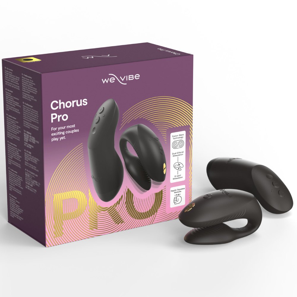 Вибратор для пар We-Vibe Chorus Pro с пультом и приложением, черный, 8 см фото №43 — секс игрушки: Украина, NO TABOO