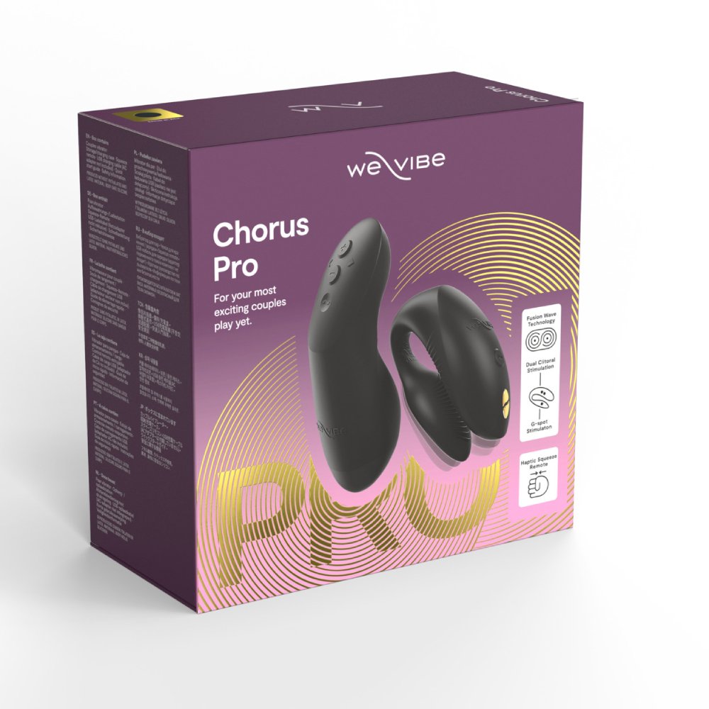 Вибратор для пар We-Vibe Chorus Pro с пультом и приложением, черный, 8 см фото №45 — секс игрушки: Украина, NO TABOO
