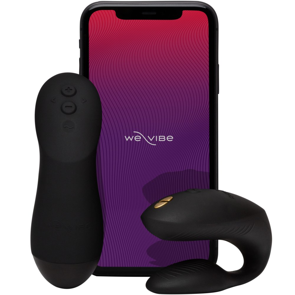 Вибратор для пар We-Vibe Chorus Pro с пультом и приложением, черный, 8 см фото №29 — секс игрушки: Украина, NO TABOO