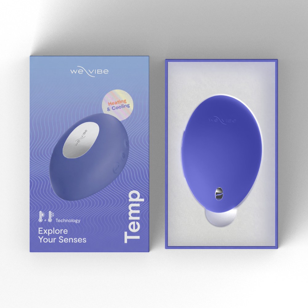 Вибратор для клитора We-Vibe Temp с функцией нагрева и охлаждения, синий, 9.7 см фото №42 — секс игрушки: Украина, NO TABOO