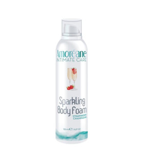Пенка для тела Amoreane Sparkling Body Foam с ароматом клубники и шампанского, 150 мл - No Taboo