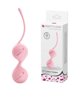 Вагинальные шарики Pretty Love розовые, 16.3 х 3.3 см - No Taboo