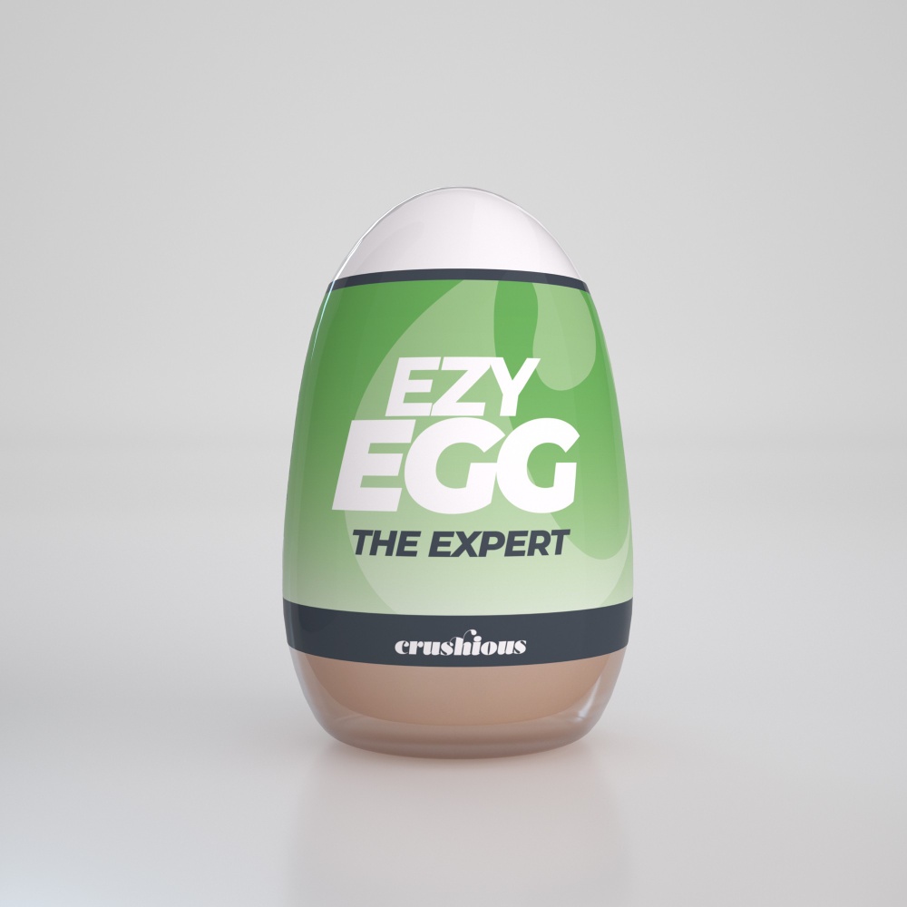 Мастурбатор-яйцо Crushious Ezy Egg the Expert вагина, бежевый, 8.7 × 5.6 см фото №7 — секс игрушки: Украина, NO TABOO