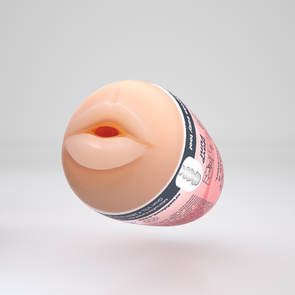 Мастурбатор-яйцо Crushious Ezy Egg the Mouth рот, бежевый, 8.7 × 5.6 см фото №5 — секс игрушки: Украина, NO TABOO