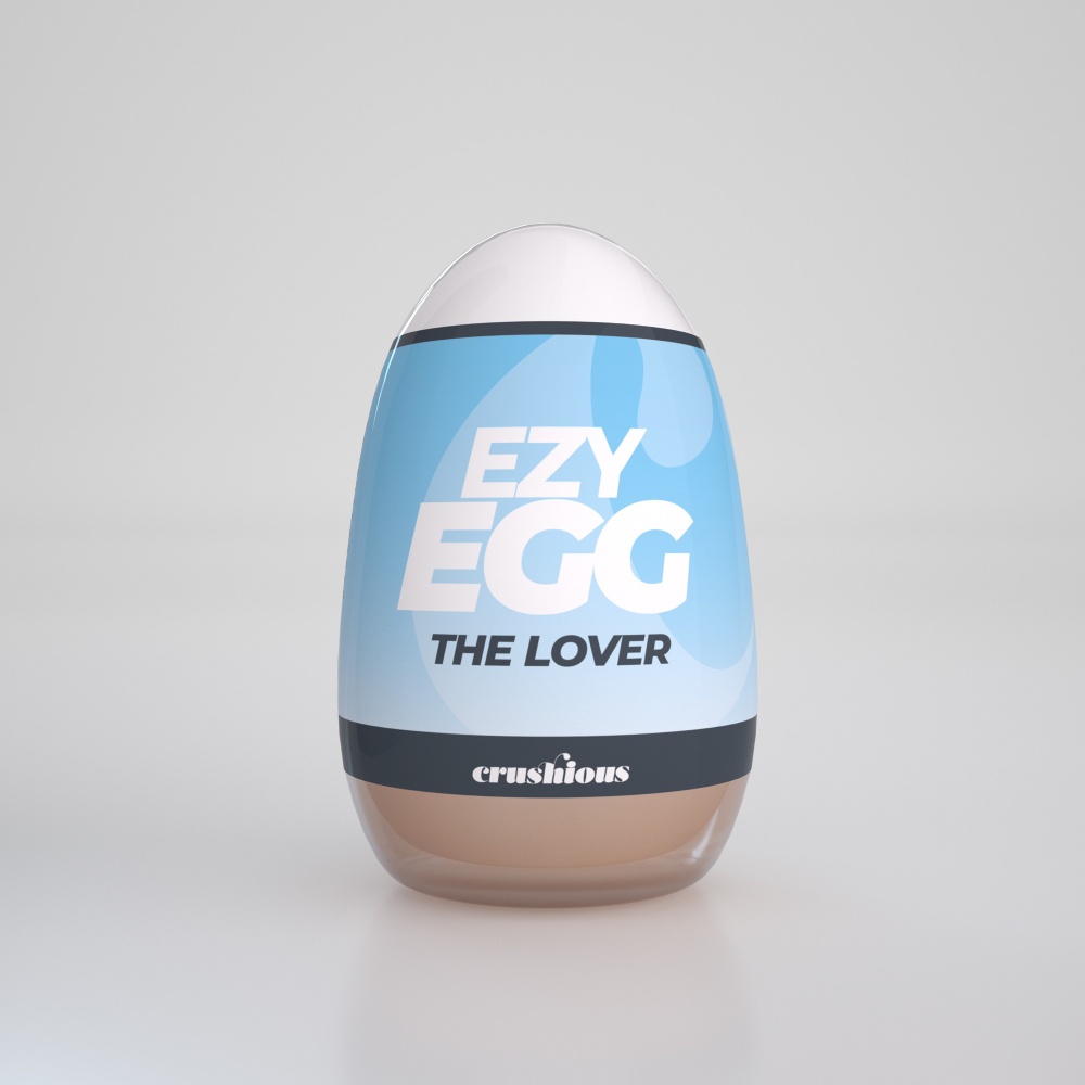 Мастурбатор-яйцо Crushious Ezy Egg the Lover вагина, бежевый, 8.7 × 5.6 см фото №6 — секс игрушки: Украина, NO TABOO