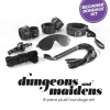 Набор для БДСМ Crushious Dungeons & Maidens черный, 8 предметов, фото №2 — секс шоп Украина, NO TABOO