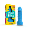 Мыло в форме пениса Pure Bliss Big на присоске, голубое, 18 х 4.2 см, фото №1 — секс шоп Украина, NO TABOO