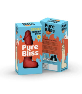 Свеча в форме пениса Pure Bliss MINI, красная, 15 × 3.4 см - No Taboo