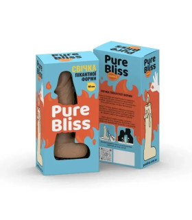 Свеча в форме пениса Pure Bliss BIG, коричневая, 18 х 4.2 см - No Taboo