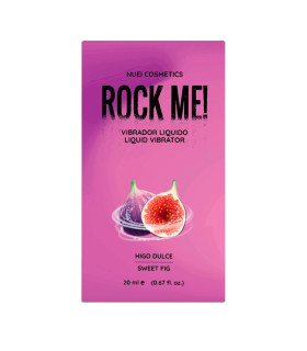 Жидкий вибратор NUEI Rock Me со ароматом сладкого инжира, 20 мл - No Taboo