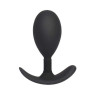 Анальная пробка Chisa Black Mont со стопером, черная, 11 х 4,2 см фото №2 — секс игрушки: Украина, NO TABOO