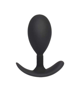 Анальная пробка Chisa Black Mont со стопером, черная, 11 х 4,2 см - No Taboo